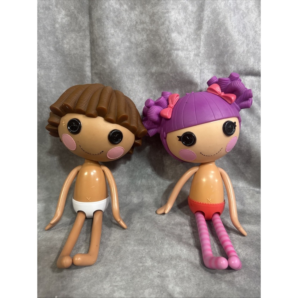 Lalaloopsy Lady‎ Stillwaiting Doll 2010 & Lalaloopsy Sir Battlescarred Doll 2009